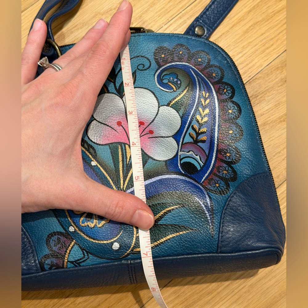 Anna by Anuschka Small Multi Compartment Zip-Arou… - image 10